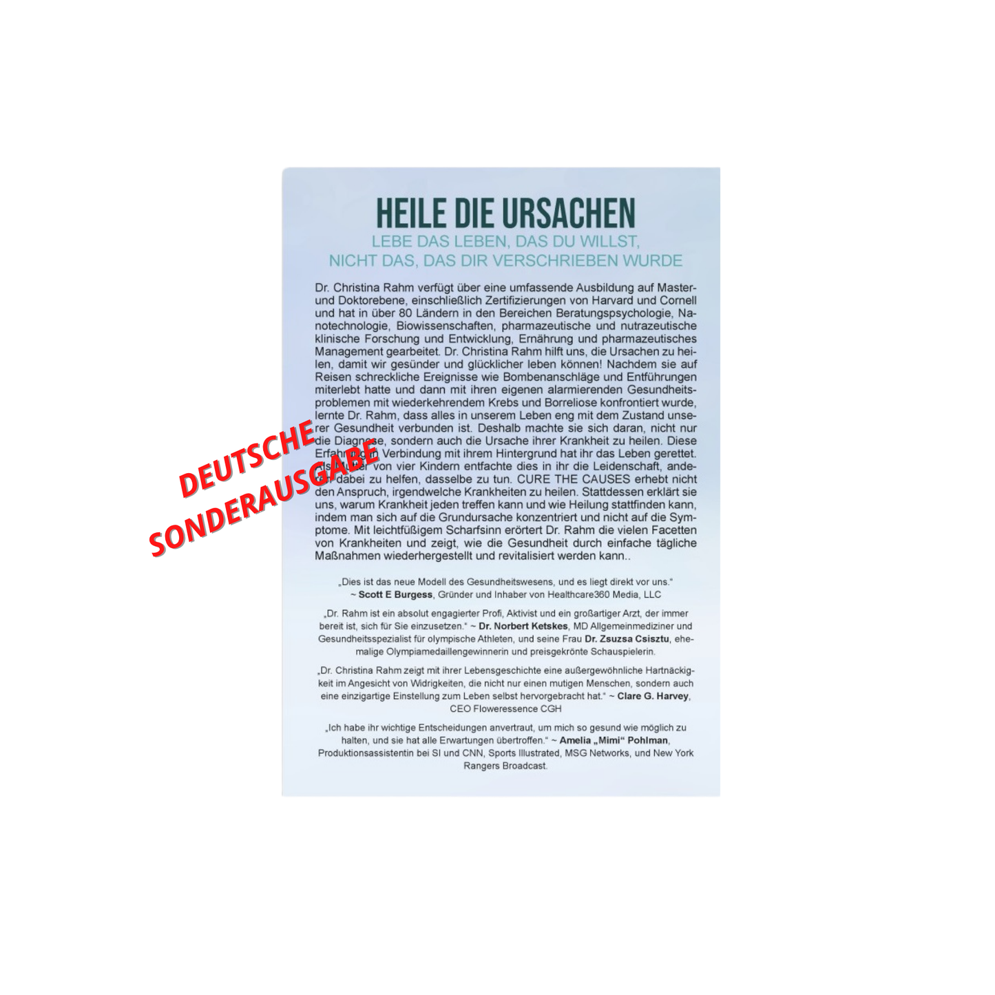 ROOT "Cure The Causes" >>DEUTSCH<< - Dr. Christina Rahm