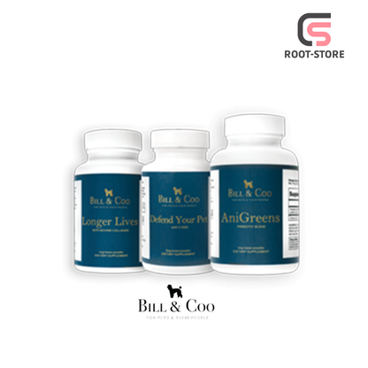 BILL & COO Power Pack: 1x AniGreens, 1x Longer Lives, 1x Defend your Pet